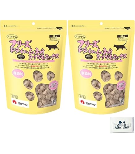 Amazon.co.jp: マ マクック フリーズドライのムネ肉スナギモミックス猫